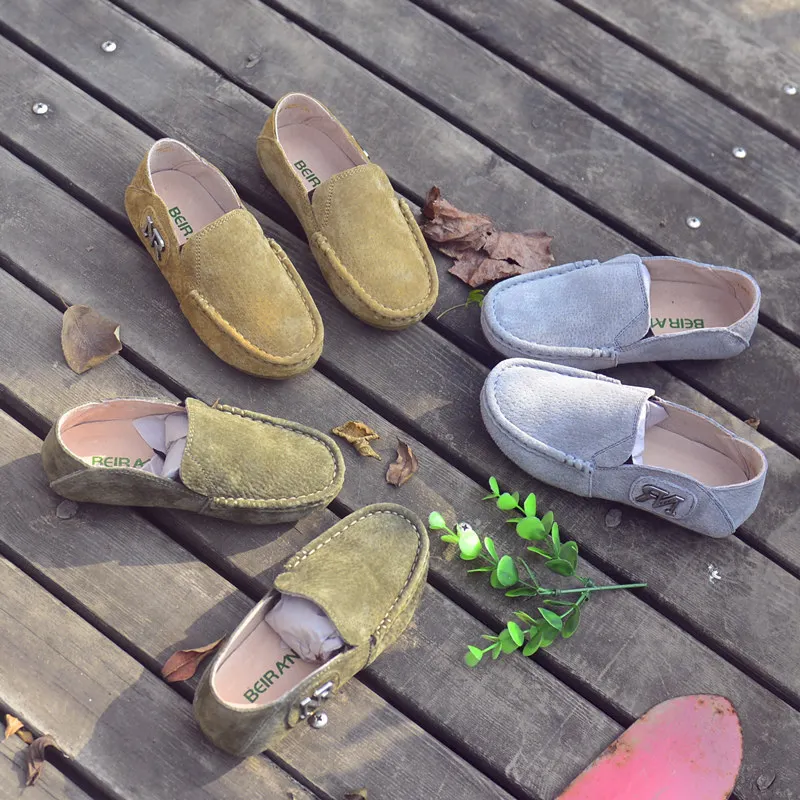 

Boys Casual Shoes Suede Boys school Shoes Genuine leather Children Sneaker Children non-slip shoes Kids Shoes