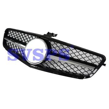 

High Quality ABS Front Middle Grille For Mercedes Benz C-Class W204 C180 C200 C260 C300 C63 Style 2007-2014