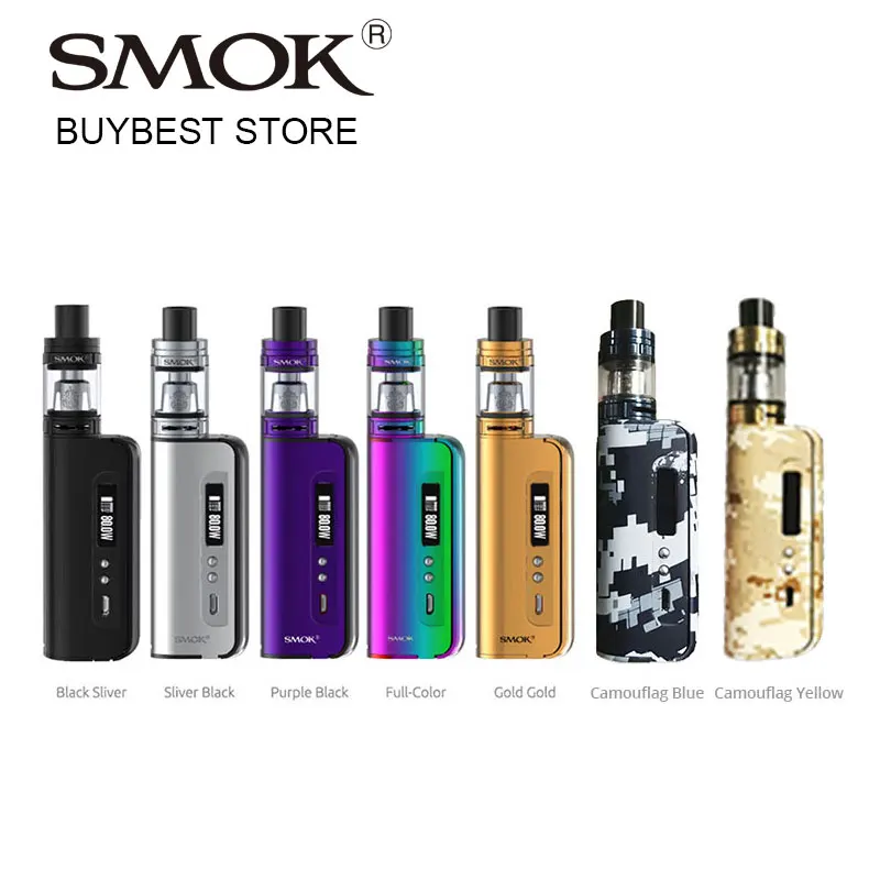 

80W SMOK OSUB Baby TC Starter Kit with TFV8 Baby Beast Tank 2ml EU/3ml Atomizer & OSUB 80W Baby Box MOD E-Cigarettes Vape Kit