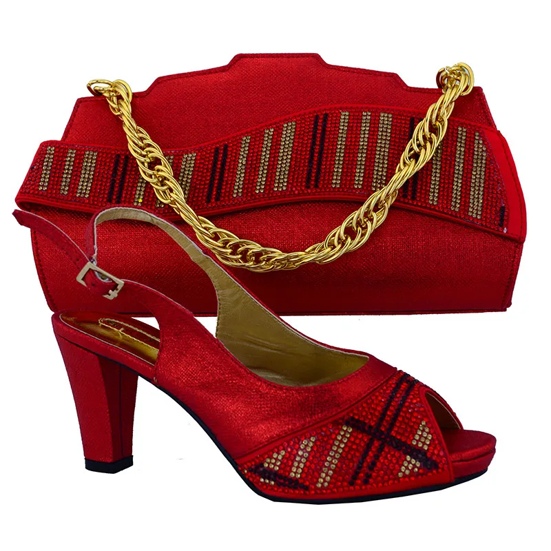 Woman Shoes And Matching Bag Set High Quality Ladies Shoes And Bag Set For Evening Party   9cm high heel   size38-43  H16080868