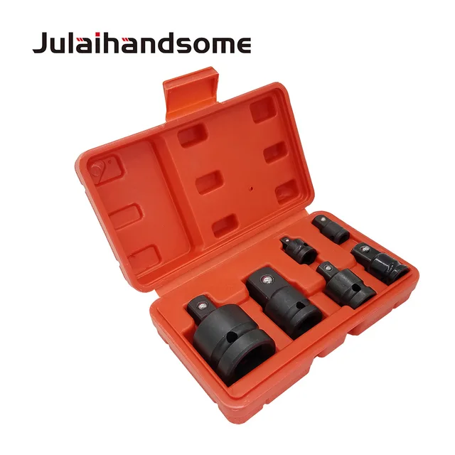 $18.89 6PCS Impact Socket Adapter and Reducer Set 1/4 3/8 1/2 3/4 CRV Socket Extension Kit