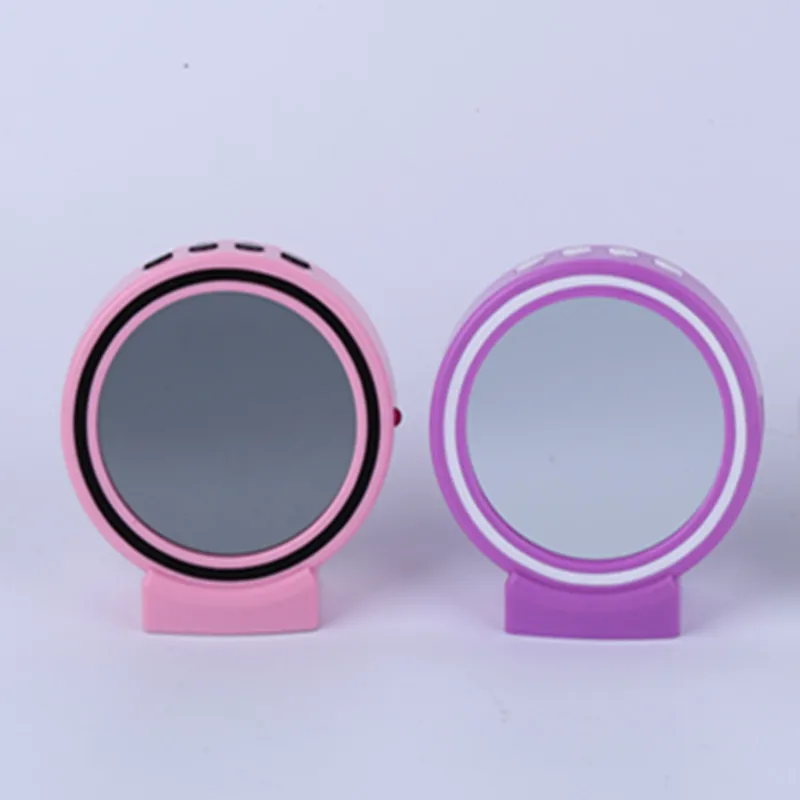 

New Gadgets High Appearance Promotion Gift Shower 2W Wireless Make Up Mirror MP3 Music Player