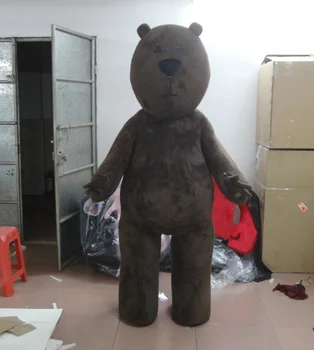 

size black bear mascot costume shoes hands party dress Halloween costume Holiday special clothing for Halloween party event