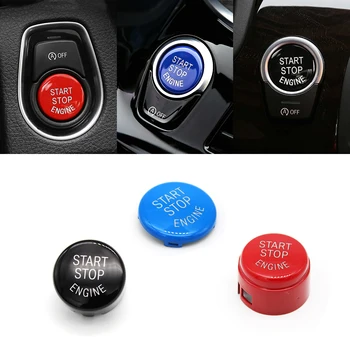 

1pc Engine Start Stop Switch Button Replace Cover For BMW 1 3 5 7 F10 F25 F15 F25 F30 F48 E60 E70 E71 E90 E92 E93 X1 X3 X4 X5 X6