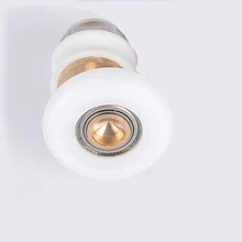 8 PCS Shower Room Pulley Sliding Door Rollers Runner Wheel 23mm Wheel Diameter whism 8 pcs lot stainless steel sliding door wheel cabinet nylon wheels hanging wheel parts door rollers door hardware