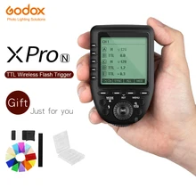 Godox Xpro-N i-TTL II 2.4g беспроводное устройство триггера Высокая Скорость синхронизации 1/8000 s X система с ЖК-дисплей Экран передатчик для цифровых зеркальных фотокамер Nikon