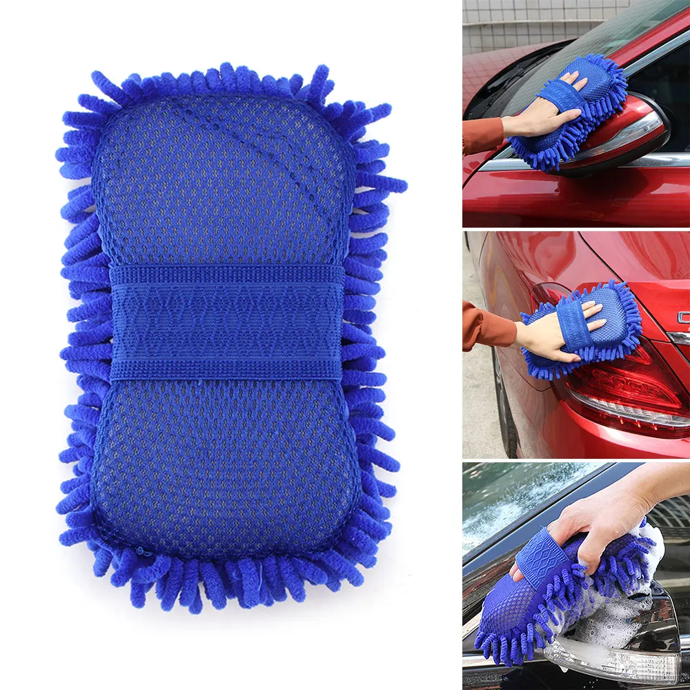 Buy Coral Car Wash Sponge Anti scratch Microfiber Dry