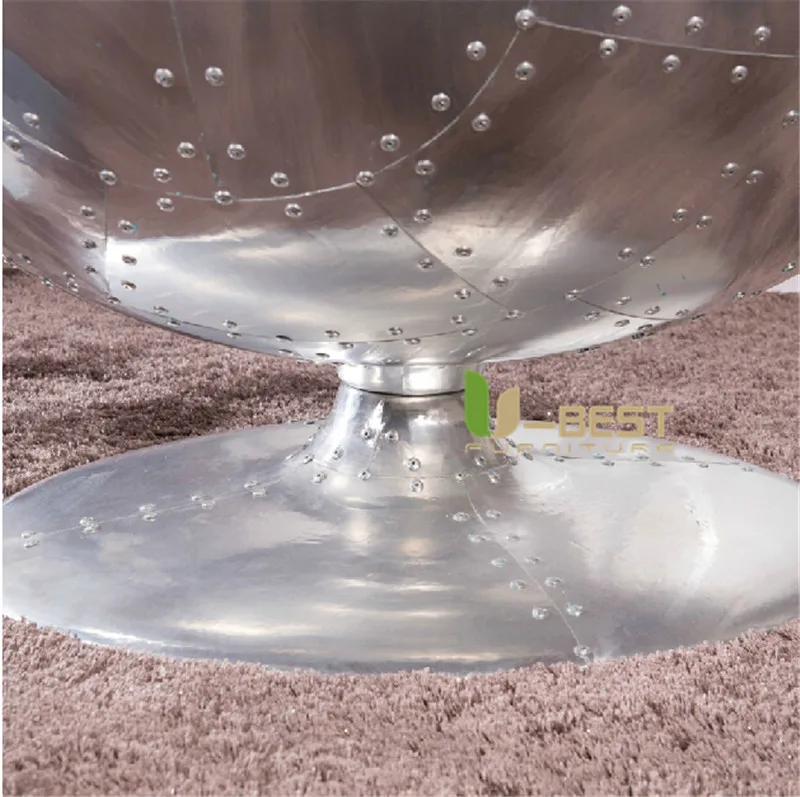 Aluminum ball shell chair  (2)