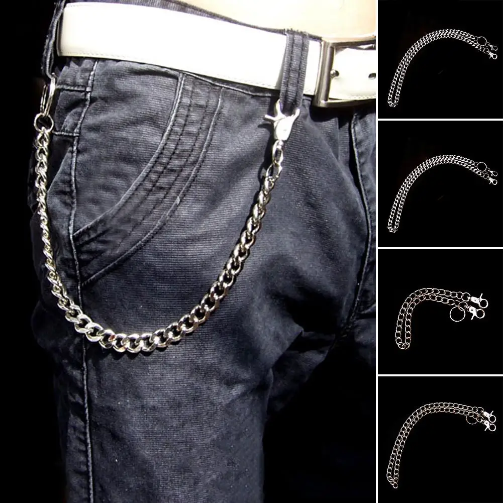 

Fashion Punk Women Men Cuban Cable Linked Dangle Chain Pants Decor Accessories new