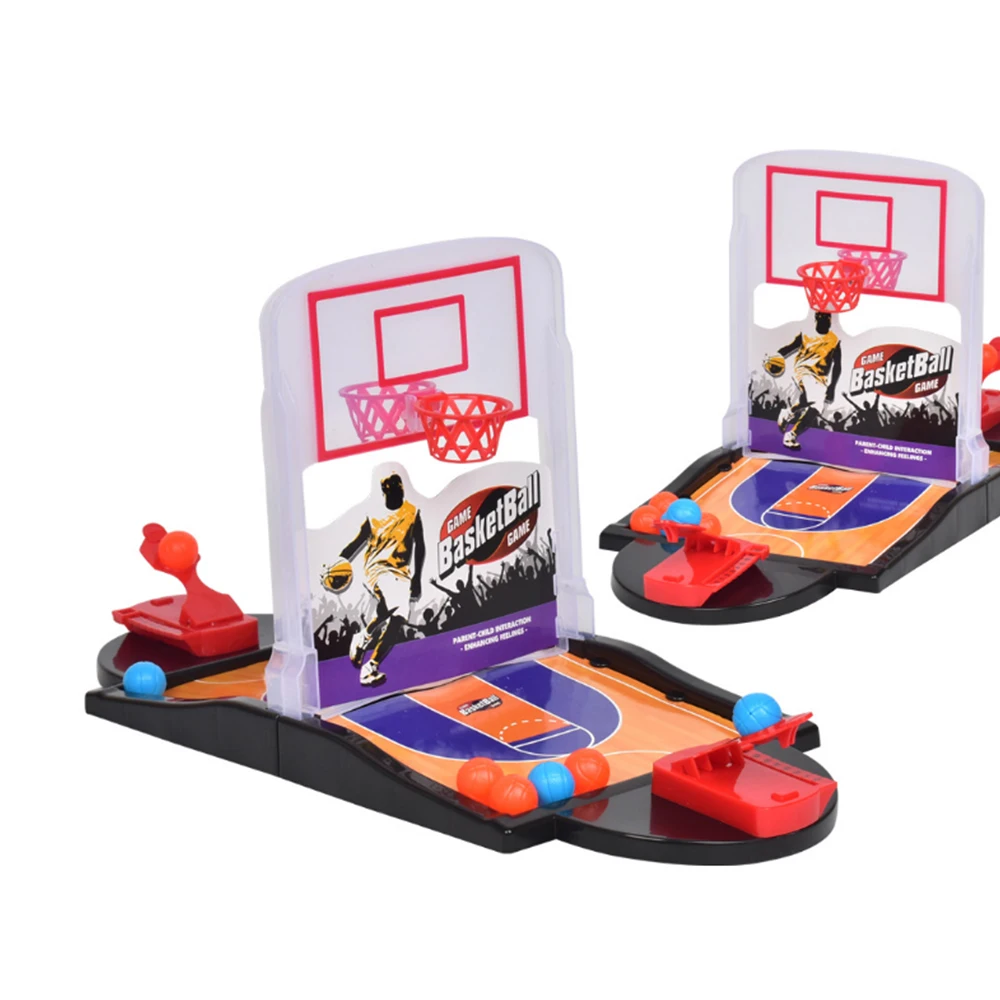 Мини-баскетбольная площадка двойной палец отжимание баскетбольная площадка для запуска баскетбола родитель-ребенок интерактивные настольные игрушки