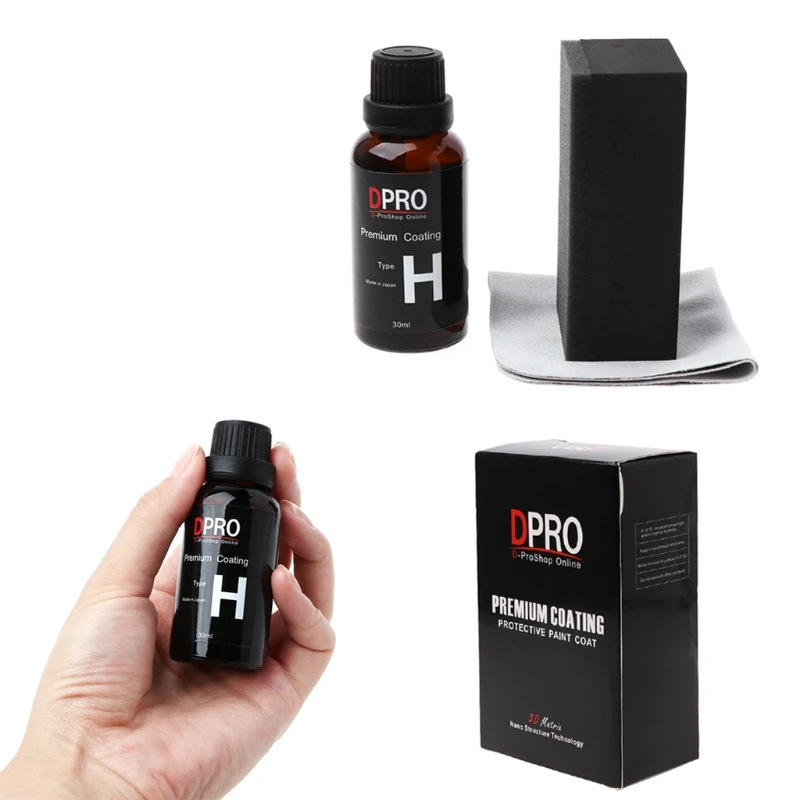 

New 1 Set 9H Liquid Glass Crystal Ceramic Coating Anti-scratch Auto Car Polish Car Paint Care High Quality