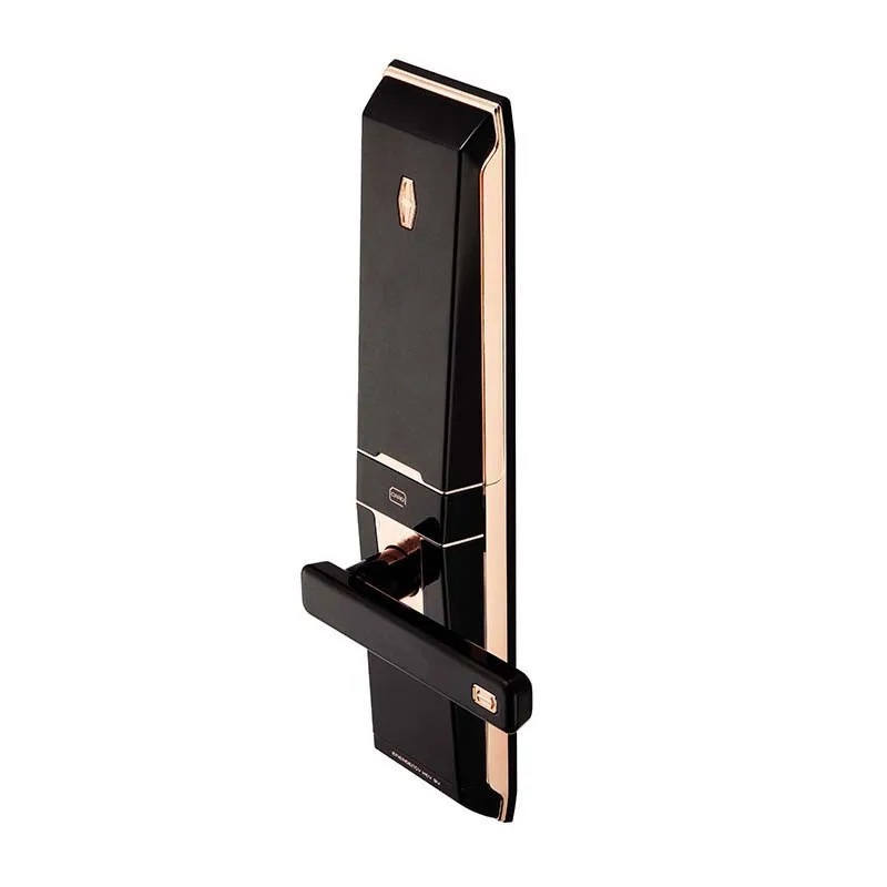 LACHCO Biometric Smart electronic Door Lock Digital Touch Screen Fingerprint+Password+ Card+Key 4ways Sliding Cover L16012GB