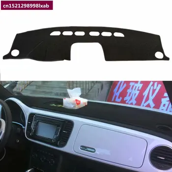 

Car Styling Covers Dashmat Dash Mat Dashboard Cover Carpet for vw Volkswagen Beetle Coccinelle Maggiolino 2011 2012 2013 2019