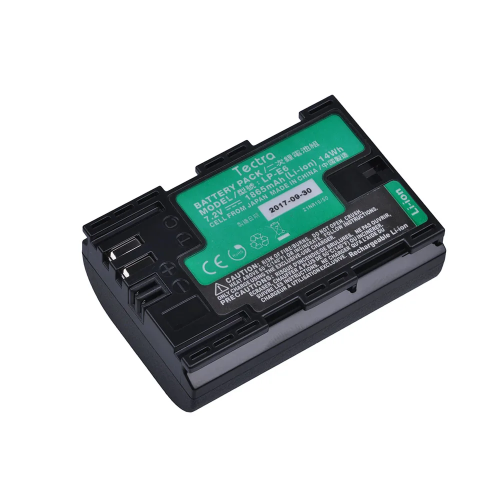 Preise 2 Pcs LP E6 LP E6N Batterie für Canon EOS 5DS 5D Mark II Mark III 6D 7D 60D 60Da 70D 80D batterie mit Hoher Qualität Japan Zellen