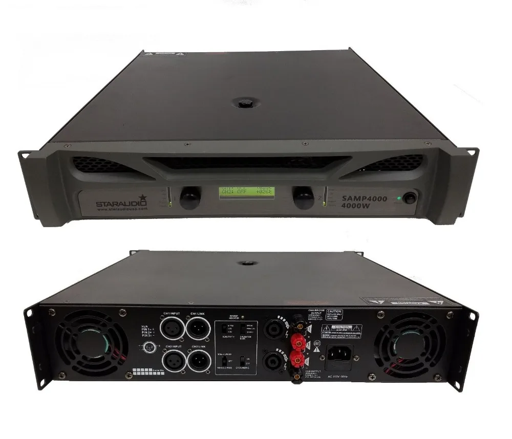 

STSTARAUDIO 2CH RMS 4000W Professional KTV DJ PA Powered Stage Amplifier Stereo SAMP-4000