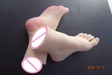female(little girl) Silicone Fake Foot,Inner-Bone Inside,Toe Move Freely,Feet Model,Shoe Model