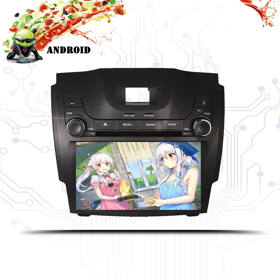 Flash Deal 2 DIN 8" Android 9.0 Car DVD Player For Chevrolet Holden S10 TRAILBLAZER COLORADO ISUZU DMAX In-dash Car GPS Radio Audio Video 4