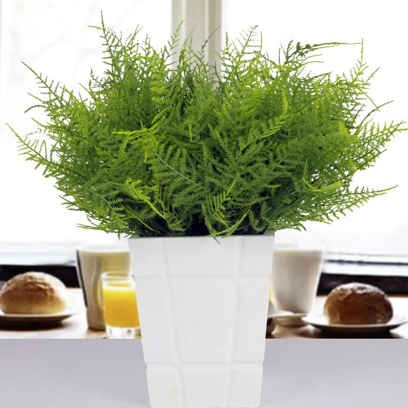 

Artificial Flowers Green Grass Plant Plastic Leaves Grass Home Decoration Accessories