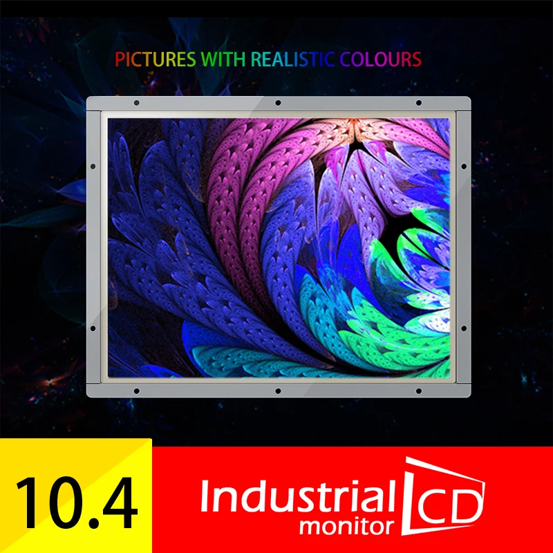 Faismars промышленного настольных ПК 10 4 дюймов 1024*768 тоньше открытая рамка VGA/HDMI ЖК дисплей монитор квадратный 4:3