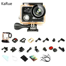 karue Ultra HD 4K WIFI Action Camera 1080p/60fps 720P/120FPS VR360 Mini Cam Waterproof Helmet Sport DVR + Option case