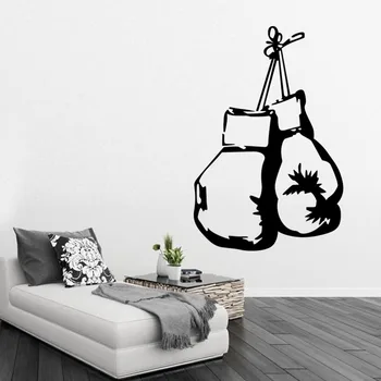 

Removable sports Boxing gloves wall sticker for bedroom decor