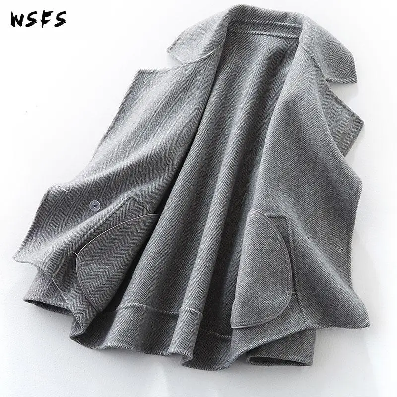 Gris Courte De Rabattu Rayé Manteaux Dames Invierno Abrigo Femmes Picture Mouton Pardessus Élégant Mujer see Manteau Bureau Picture Blanc See Laine D'hiver 4wqEAE