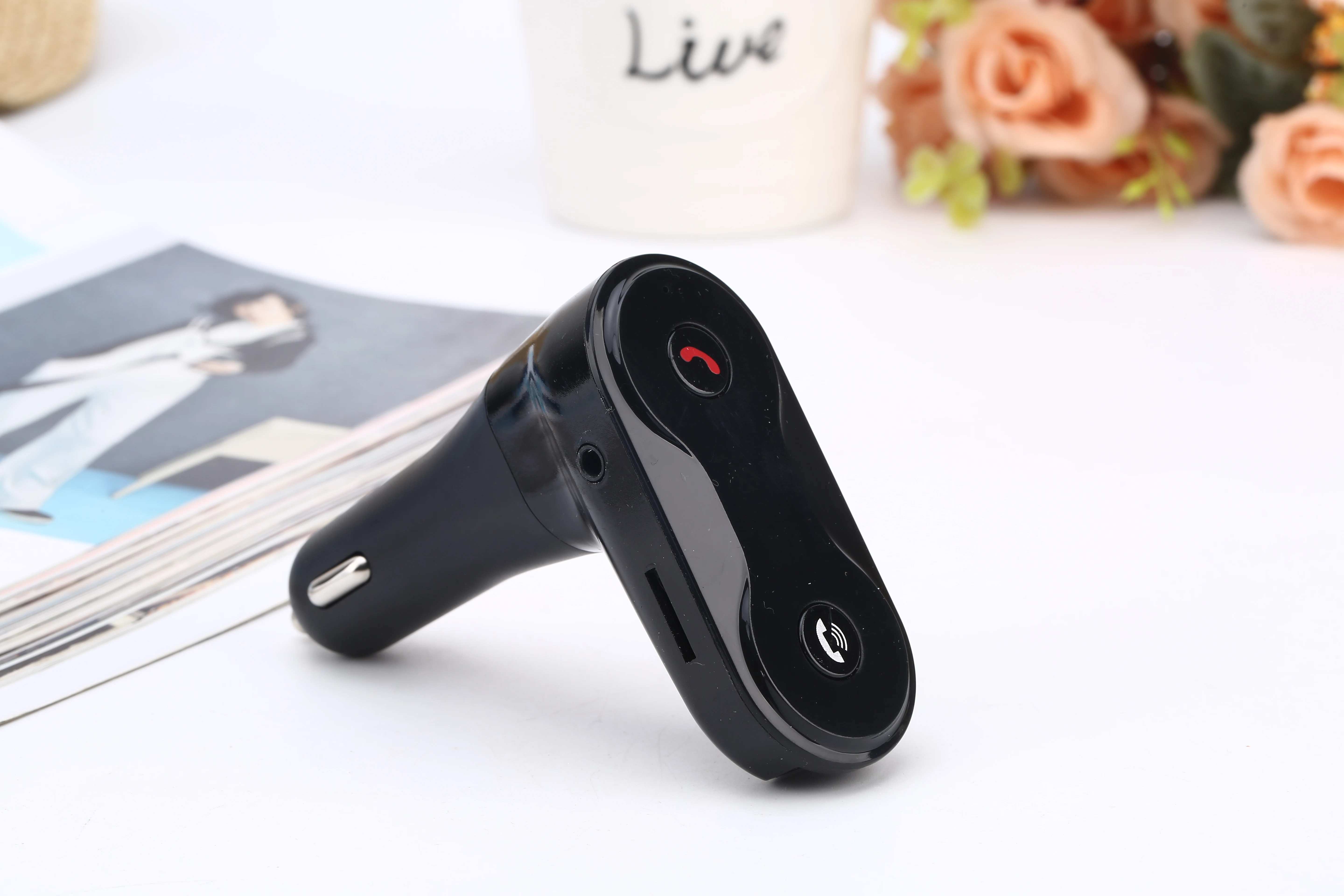 Автомобильный Bluetooth Hands Free MP3 плеер/телефон на радио fm передатчик C8 автомобильный
