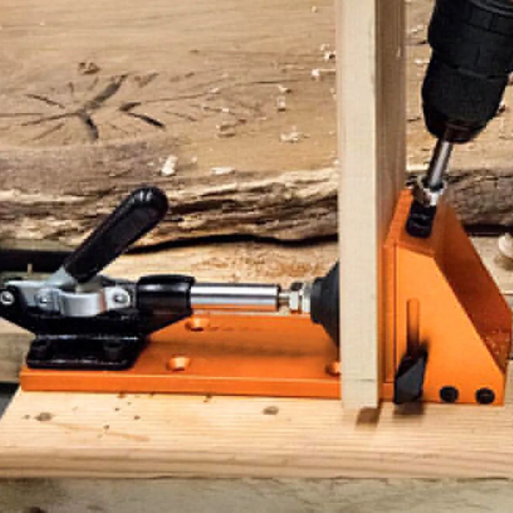 

Woodworking Tool Pocket Hole Jig Woodwork Guide with Toggle Clamp For Carpenter WoodWorking Hardware Tools