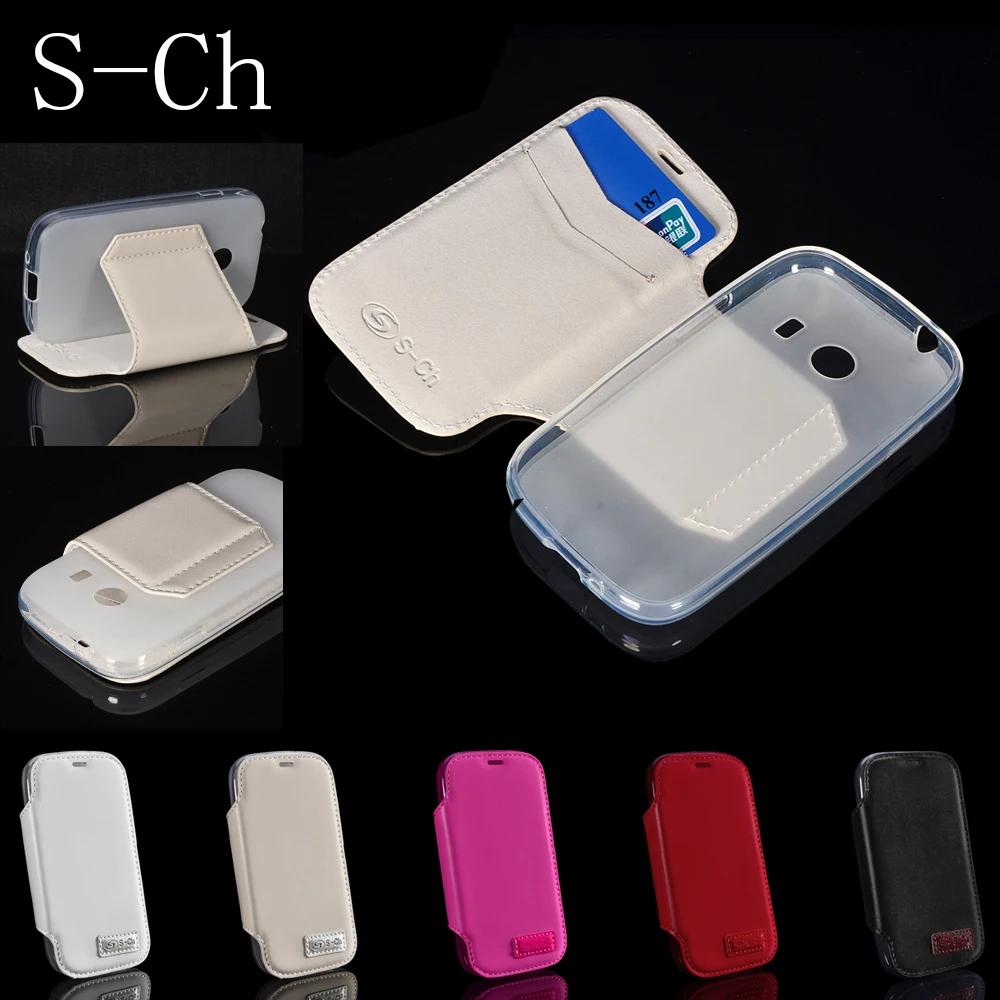 

For Samsung Galaxy Ace Style G310 SM-G310HN SM G310 Case Luxury Flip PU Leather Wallet Cover With Stand Card Function Back Case