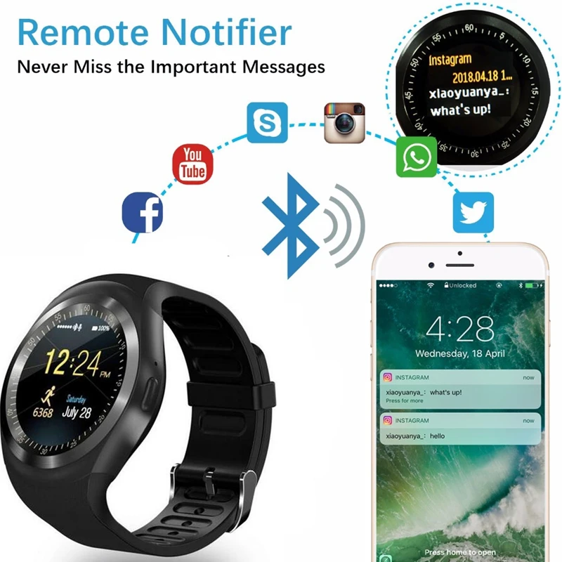 GOLDENSPIKE Смарт часы Bluetooth 4 0 2G мужские многоязычные SIM TF Android IOS для звонков ios