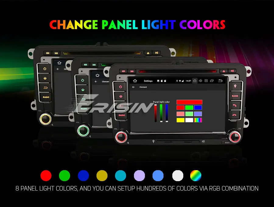 Discount Erisin ES7948V 7" Android 9.0 Car Stereo GPS Satnav CD for Golf Tiguan Eos Polo Seat Leon 6 Discount Erisin ES7948V 7" Android 9.0 Car Stereo GPS Satnav CD for Golf Tiguan Eos Polo Seat Leon 6