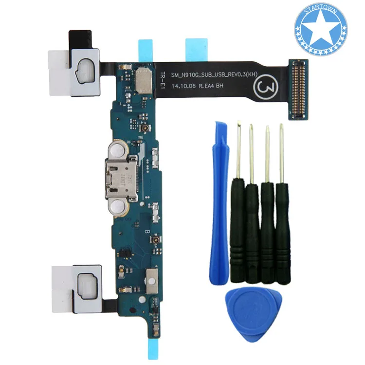

NEW USB Charger Charging Port Dock Connector Flex Cable Replacement for Samsung Galaxy Note 4 N910G SM-N910G With Tools