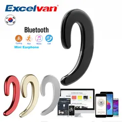 Excelvan костной проводимости наушники беспроводные Bluetooth 4,2 Спортивная стерео гарнитура для ноутбука планшет для xiaomi для iphone 7 8 X