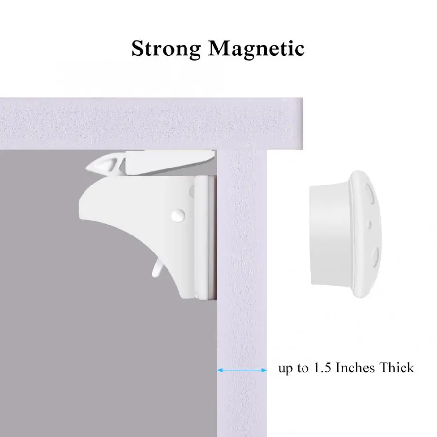 Детская безопасность, магнитный замок для шкафа, набор, защита от детей, замки для безопасности каждого милого ребенка