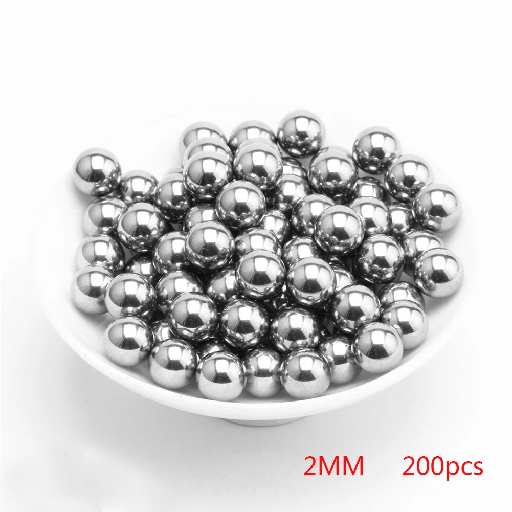 50Pcs 200Pcs Dia 2mm 3mm 4mm 5mm 6mm Stainless Steel Balls outdoor Hunting Shooting Slingshot Pinball