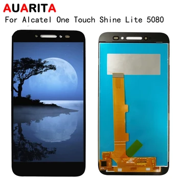 

LCD For Alcatel One Touch Shine Lite 5080 5080D OT5080 5080X 5080A LCD Display touch panel Screen front glass Digiziter Assembly