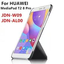 Case For Huawei MediaPad T2 8 Pro Smart cover Faux Leather Protector For HUAWEI Honor Tablet 2 JDN-W09 JDN-AL00 Case Protective