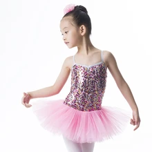 Новые милые розовые дети Балетные костюмы Тюлевая юбка-пачка w/multi Блёстки создан для Обувь для девочек высокого уровня танца и конкуренции одежда