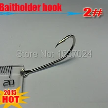 2015hot рыболовные Крючки Baitholder крюк Size2# высокоуглеродистой стали качества: 30 шт./лот