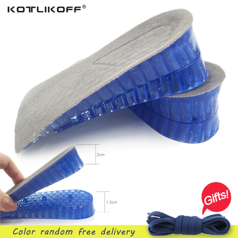 

WINRUOCEN Silicone Gel Insoles Man Women height increase insole orthopedic Massaging Shoe Inserts Shock Absorption Shoepad