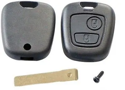 Для peugeot 307 2 кнопки дистанционного ключа корпус с пустым лезвием ключа