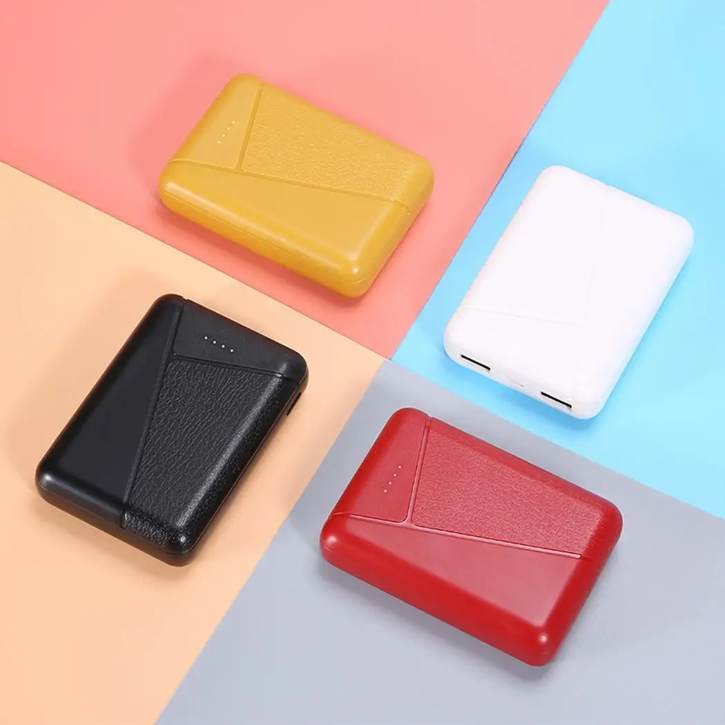 Мини Powerbank 10000 мАч ультра тонкий внешний аккумулятор милый портативный Быстрый