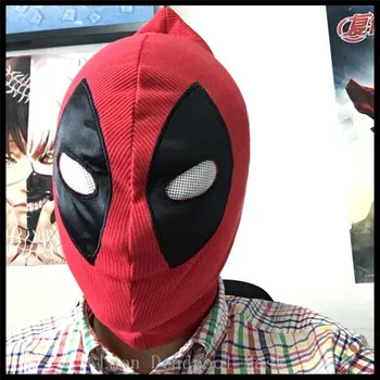 

Free shipping Wholesale Deadpool Mask Weapon X Superhero Balaclava Halloween Cosplay Costume Full Face Fabrics X-men Hats Mask