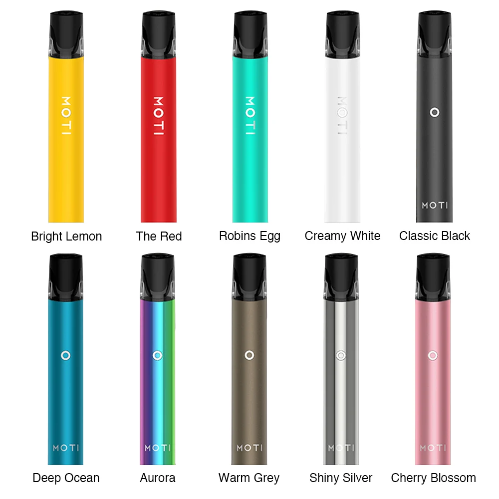 

Original MOTI Refillable Pod Starter Kit 500mAh Built-in Battery With Meta Tech Heating Technology E-cigs Vape