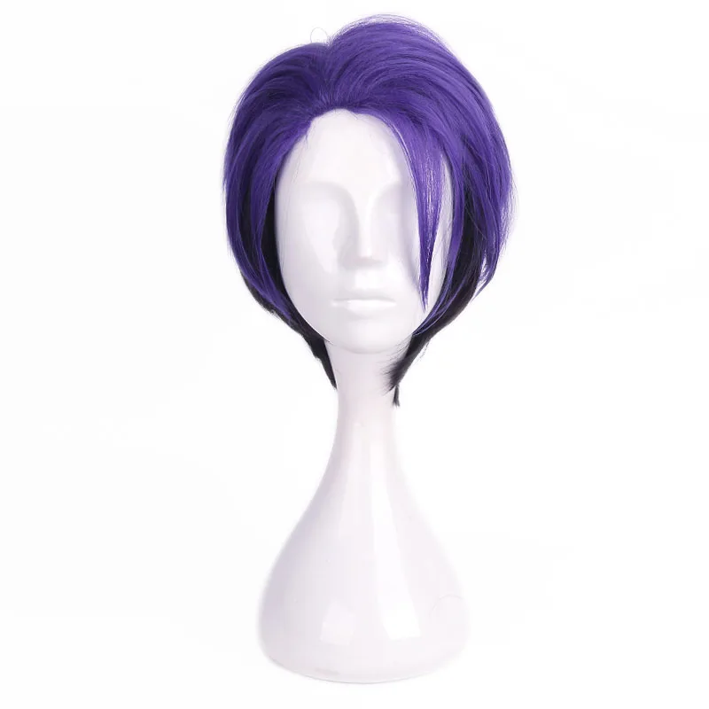 

MCOSER 30 CM Short Synthetic 100% High Temperature Fiber Purple Color Heat Resistent Cosplay Wigs Free Shipping WIG-658Q