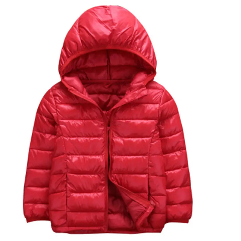 

New fashion boys and girls cotton winter fashion sports jacket children's coat jacket light hooded winter warm jacket