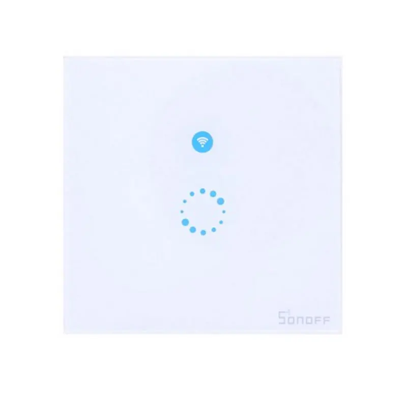 Sonoff WIFI Wireless Light Switch Touch Glass Panel Touch LED Light Switch Remote Control Via font