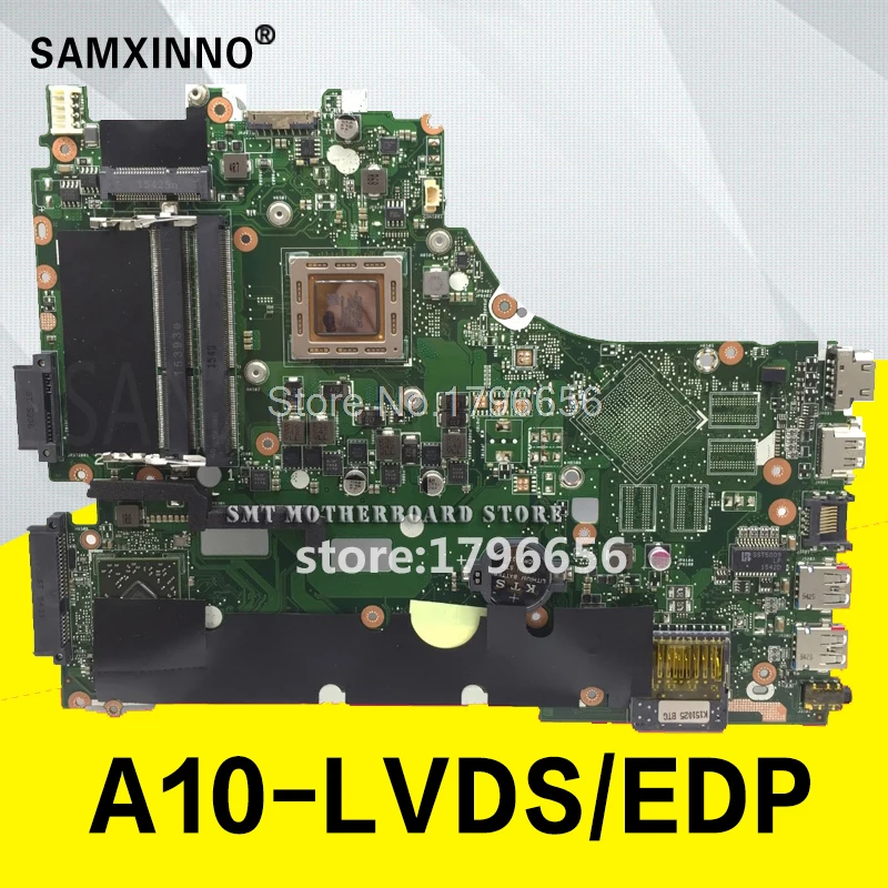 X550ZE материнская плата A10-7400 процессор для ASUS VM590Z K555Z X550Z ноутбук | Компьютеры и офис