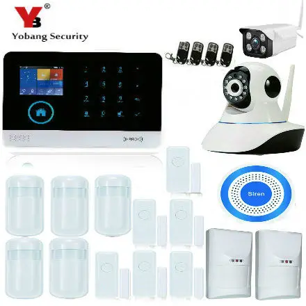 YobangSecurity Android IOS APP Home Security WIFI GSM GPRS font b Alarm b font with PET