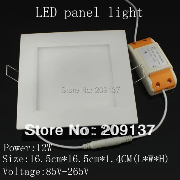 Бесплатная доставка Высокое качество 12 Вт 2835 smd led панель Освещение потолок для